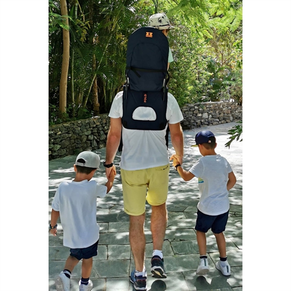 Bærestol Black Navy - MiniMeis → Luksusbaby.dk