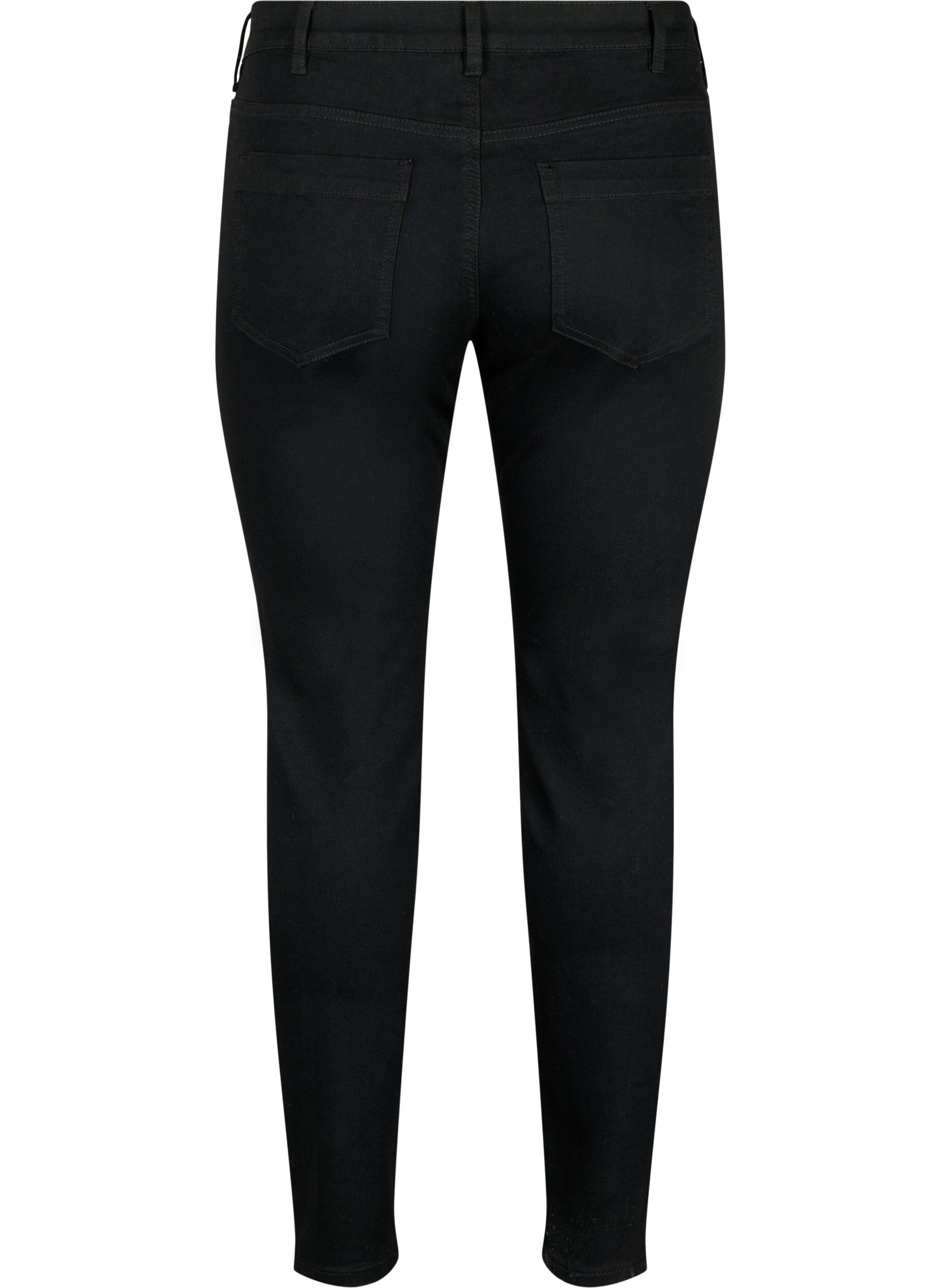 Slim fit Emily jeans med regulær talje