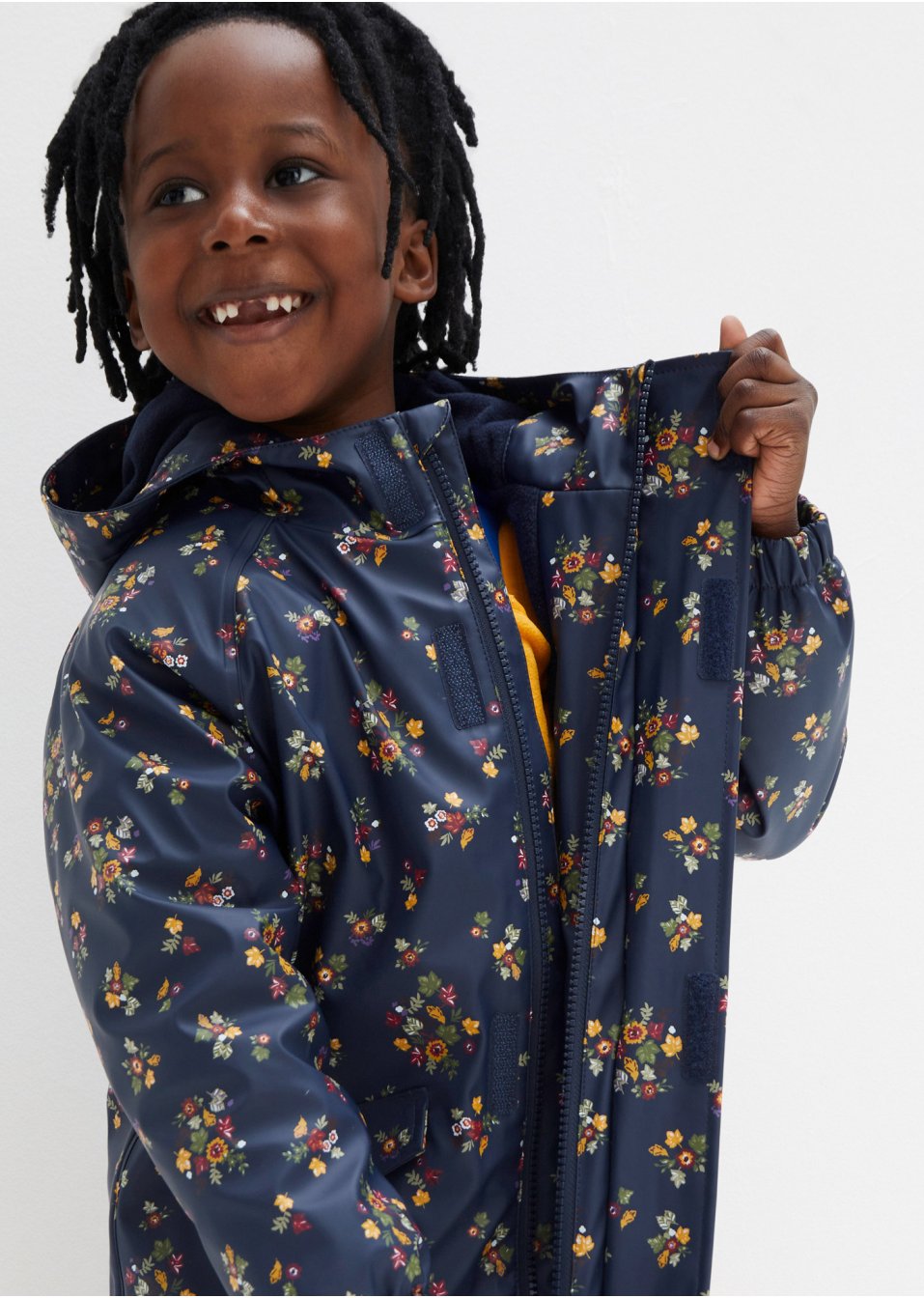 Veste de pluie thermo enfant avec imprimé floral