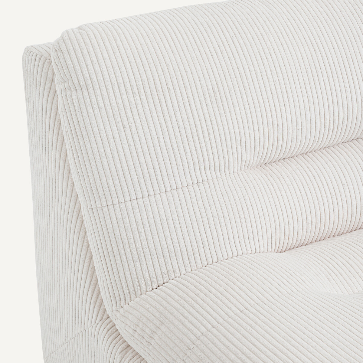 AM.PM<br>Sofá modular em poliéster canelado, Giuliano