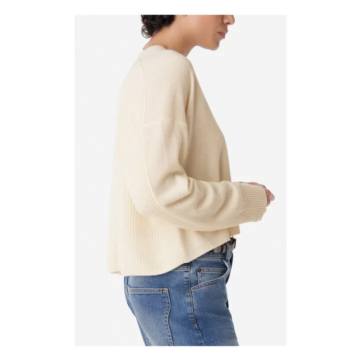 Vanessa Bruno Cardigan Caren Laine Mérinos | Ivoire