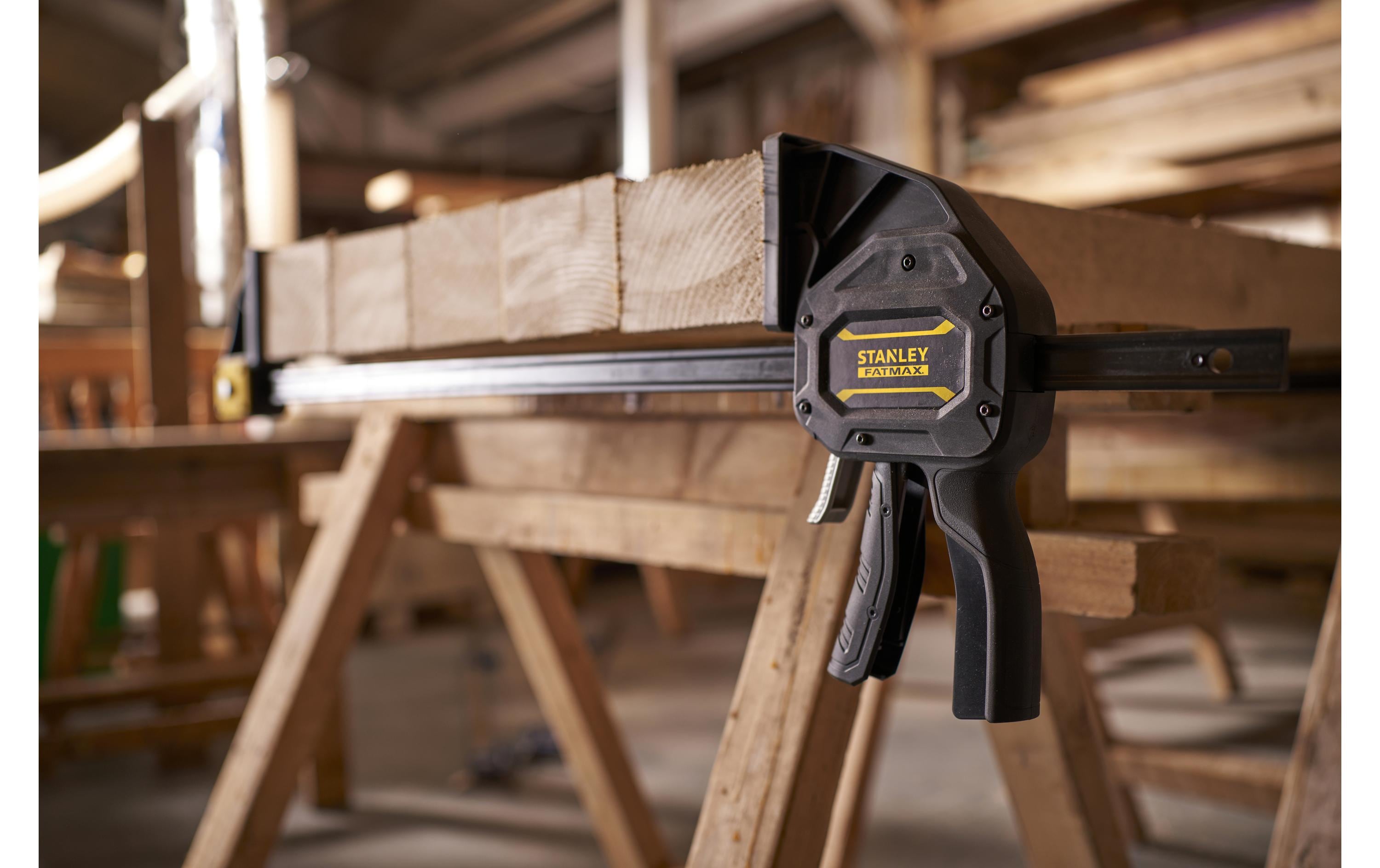 Einhandzwinge Fatmax XL 600 mmEinhandzwinge I-Profil-Schiene