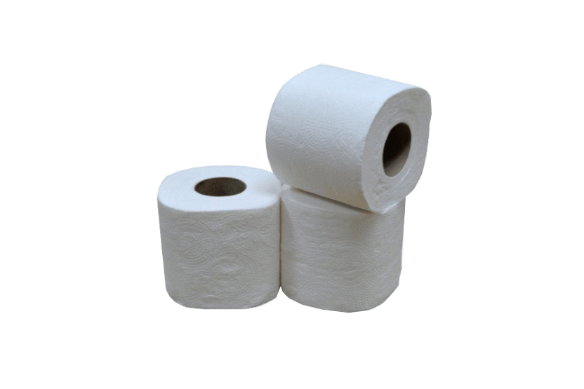 Toiletpapier 2 laags 200 vel 12x4 rol 100% cellulose T1