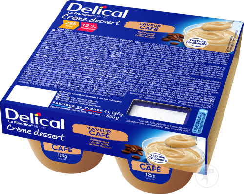 Delical La Floridine HP HC Crème Dessert Saveur Café 4x200g