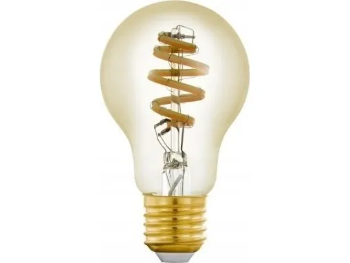 EGLO CONNECT-Z E27 LED A60 amberfarvet standardpære med spiral og forskelligt hvidt lys