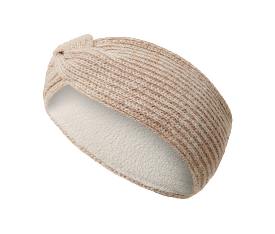 Strick-Stirnband, sandfarben