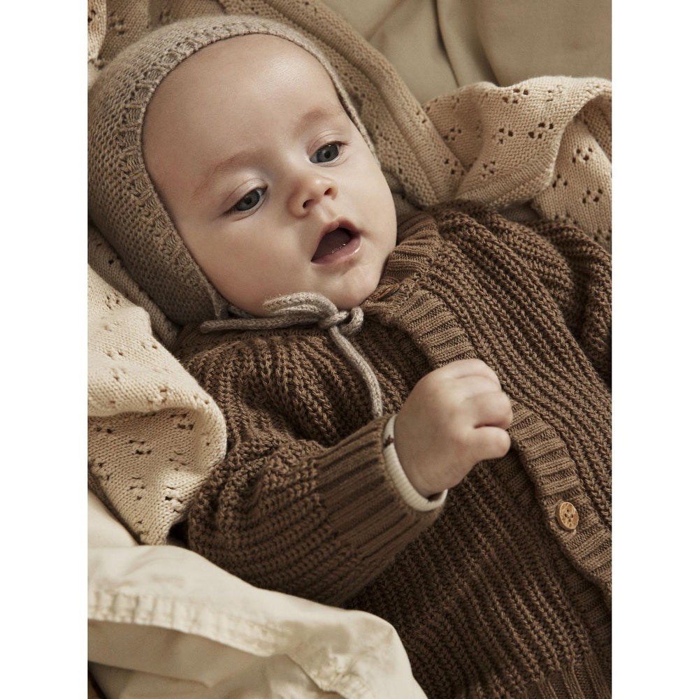 Køb Lil'Atelier Sepia Tint Emlen Strik Cardigan Noos