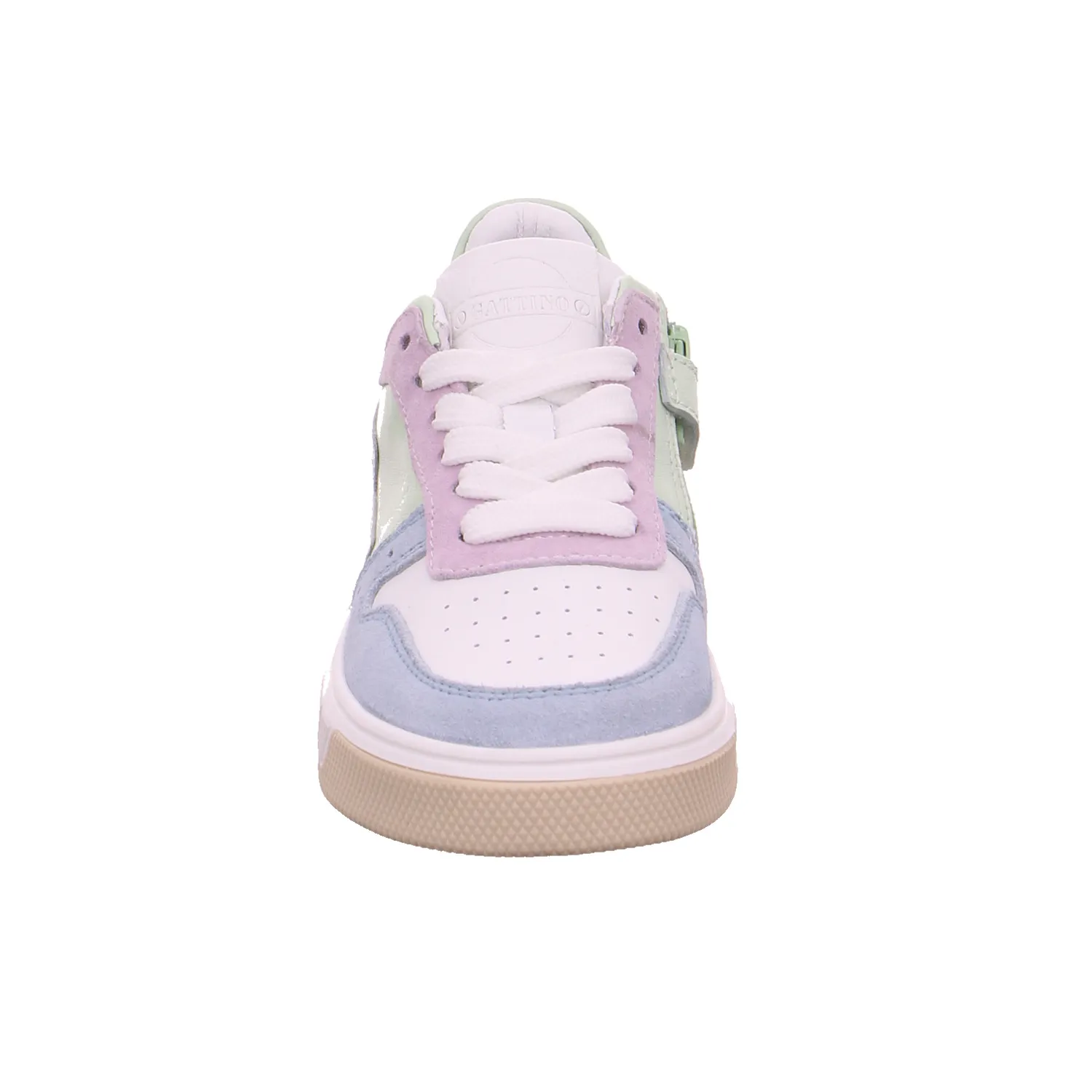 GATTINO Kleinkinder-Halbschuh Binder Weiss Leder  Sneaker
