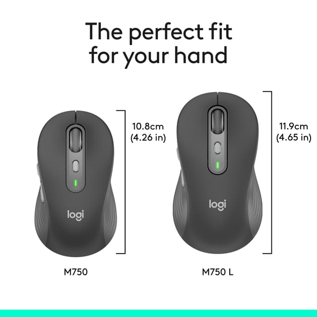 Logitech M750 L Signature Plus trådløs mus