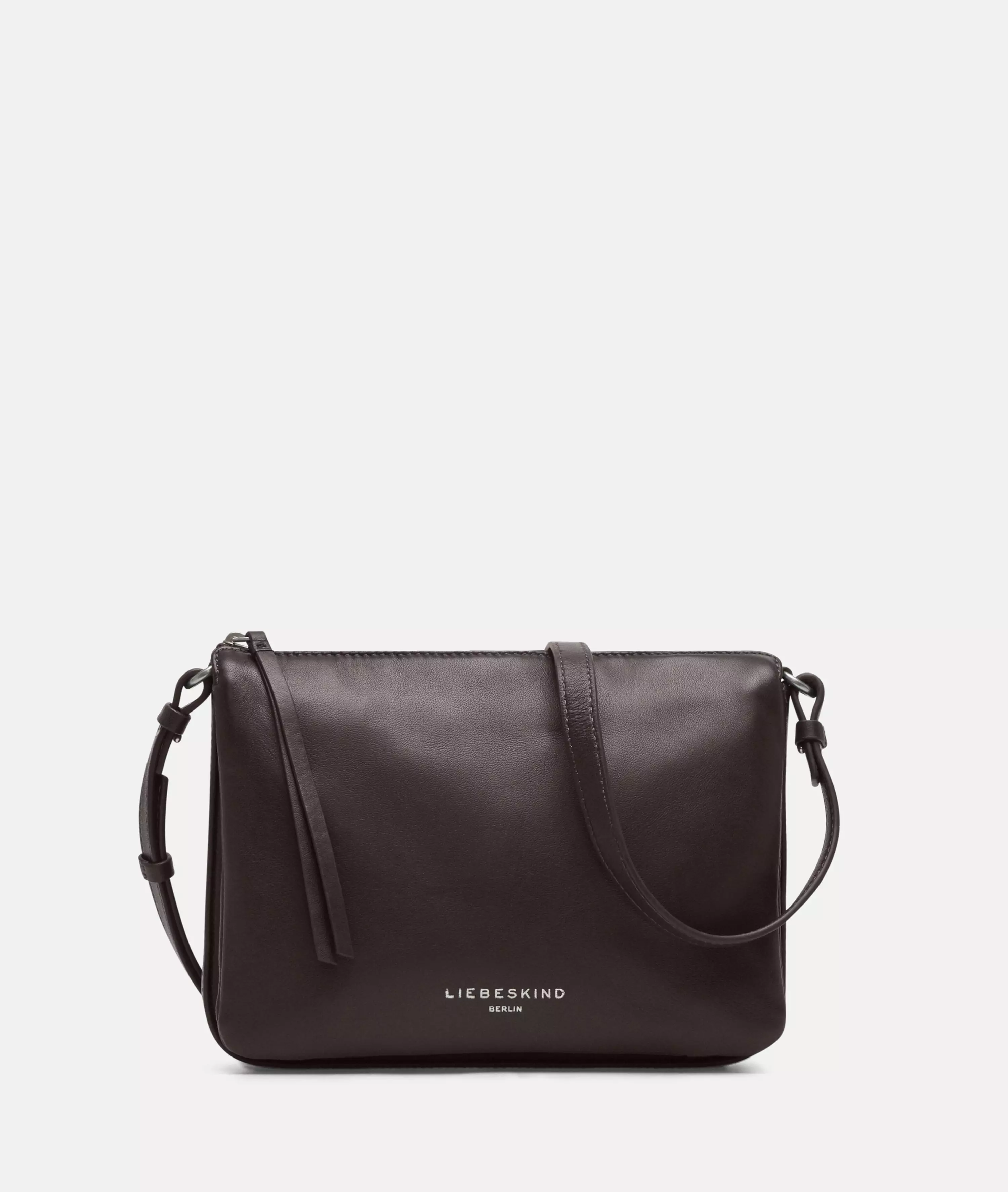Crossbody Spacious shoulder bag made from soft sheepskin