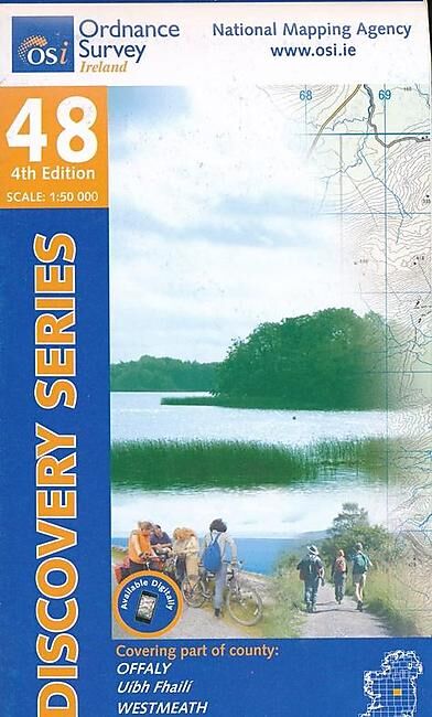 ORDNANCE SURVEY - 48 OFFALY WESTMEATH IRLANDE 1 50 000