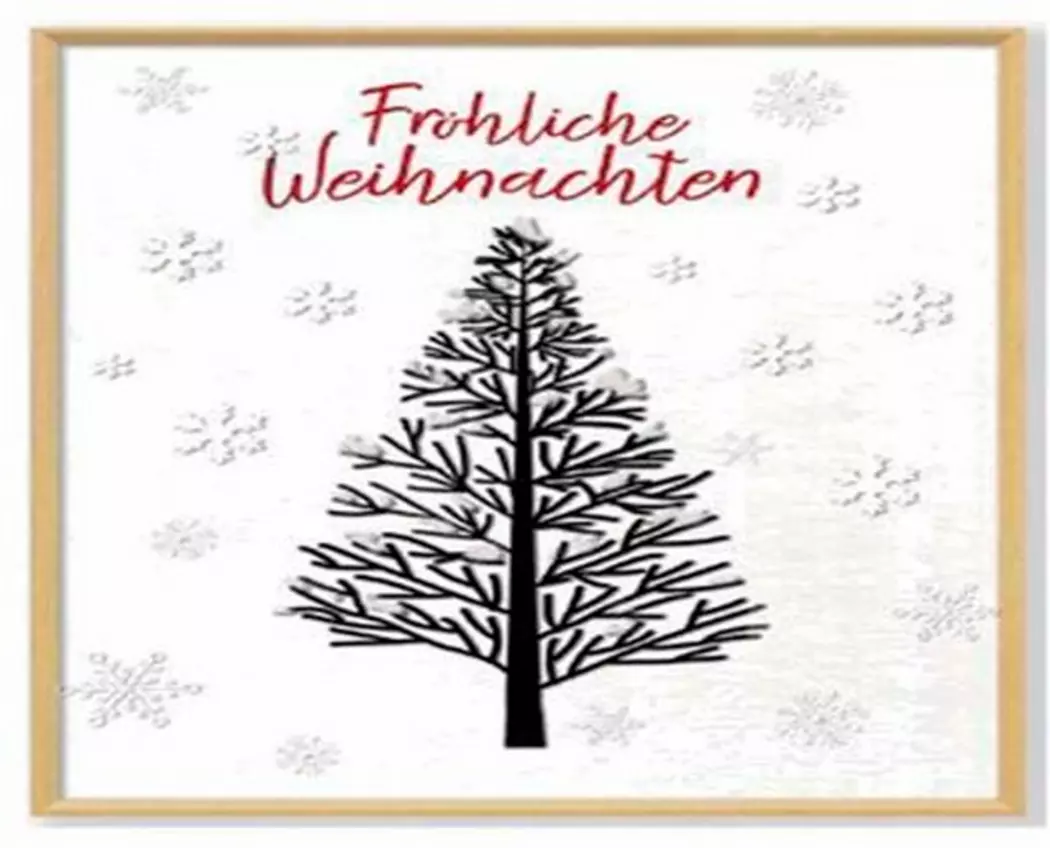 Wandbild 41 x 31 cm Baum