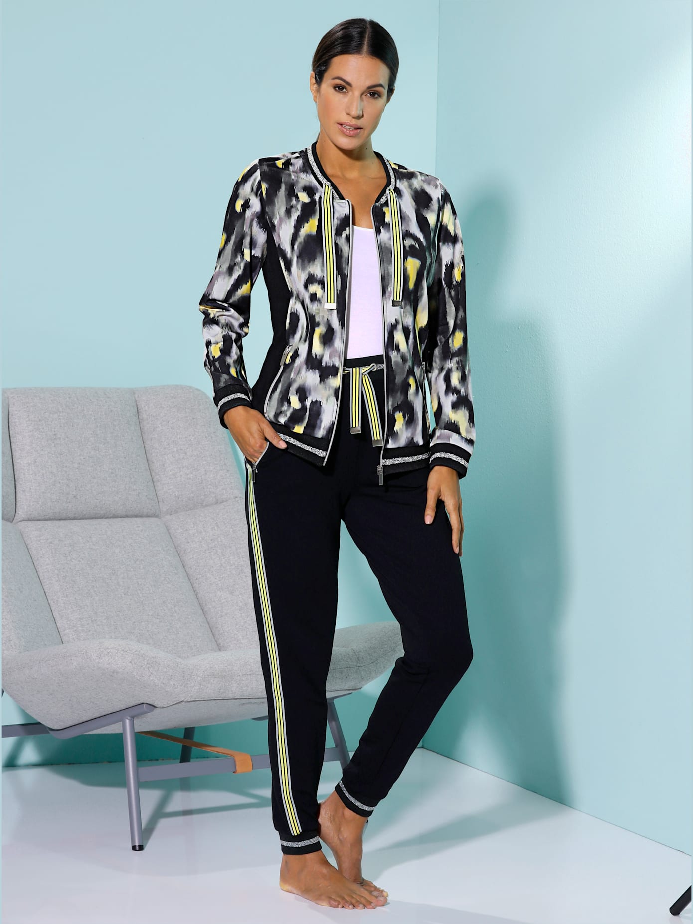 Veste matière sweat