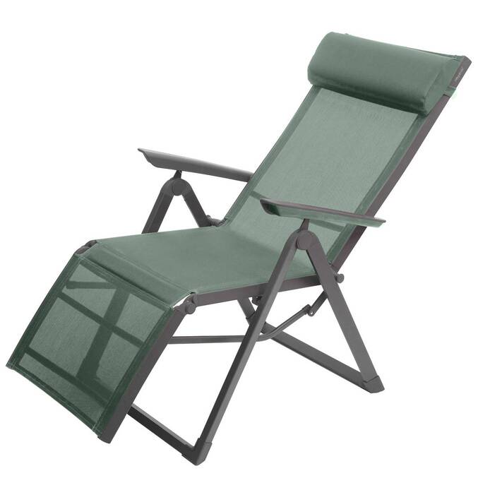 Fauteuil de jardin DECIMA Vert olive / Anthracite