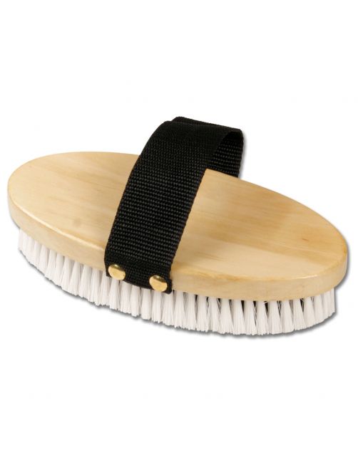 Waldhausen Borstel Medium - Paardenverzorging - 19.5x2.5 cm Naturel Zwart Wit Medium