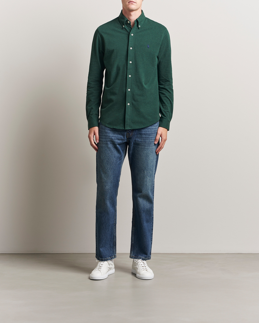 Polo Ralph Lauren Featherweight Mesh Shirt Scotch Pine Heather
