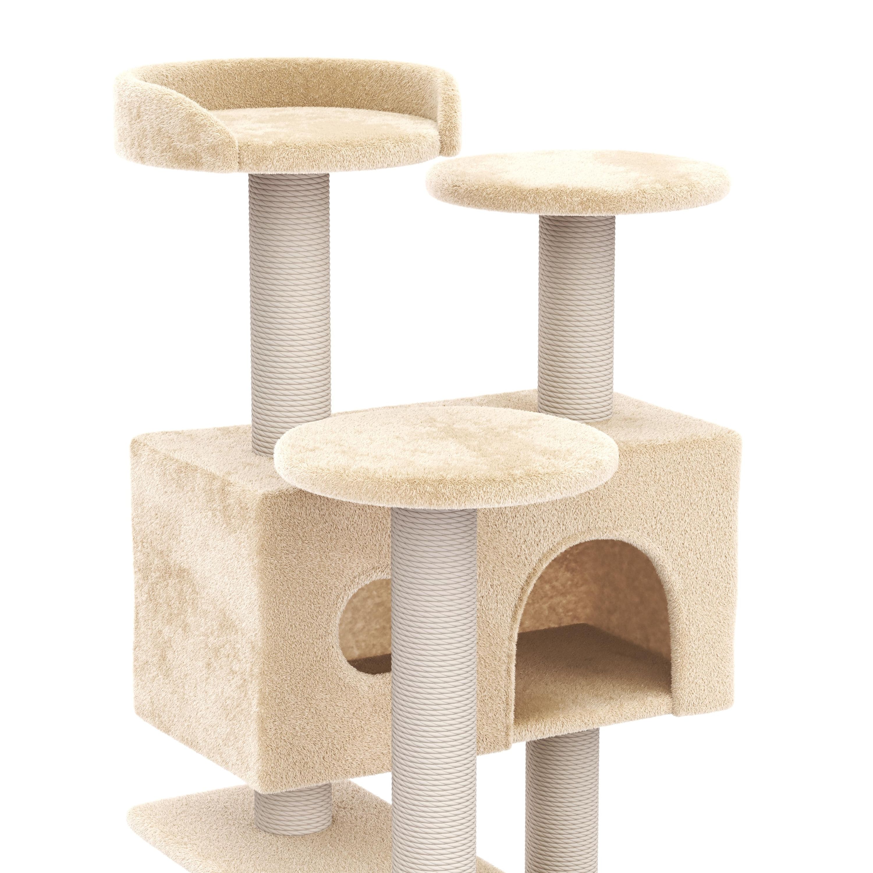 Katzenbaum NELLY 131 cm beige