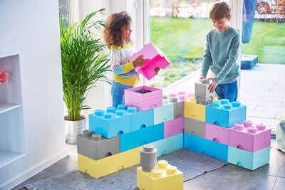 LEGO Oppbevaringsboks med Skuff 8, Blå