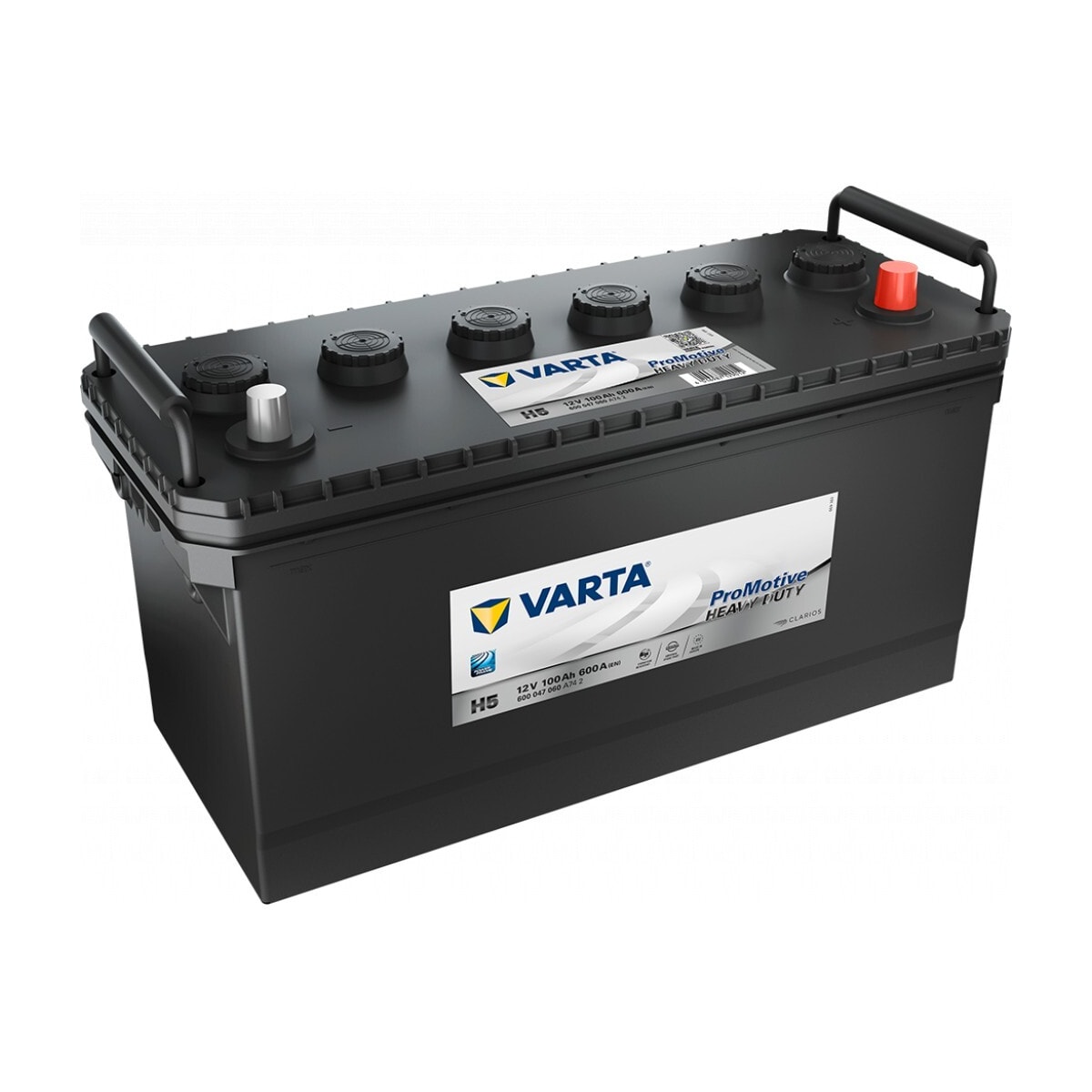 VARTA Promotive HD Batteri 12V 100AH 600CCA (413x175x200/220mm) +høyre H5
