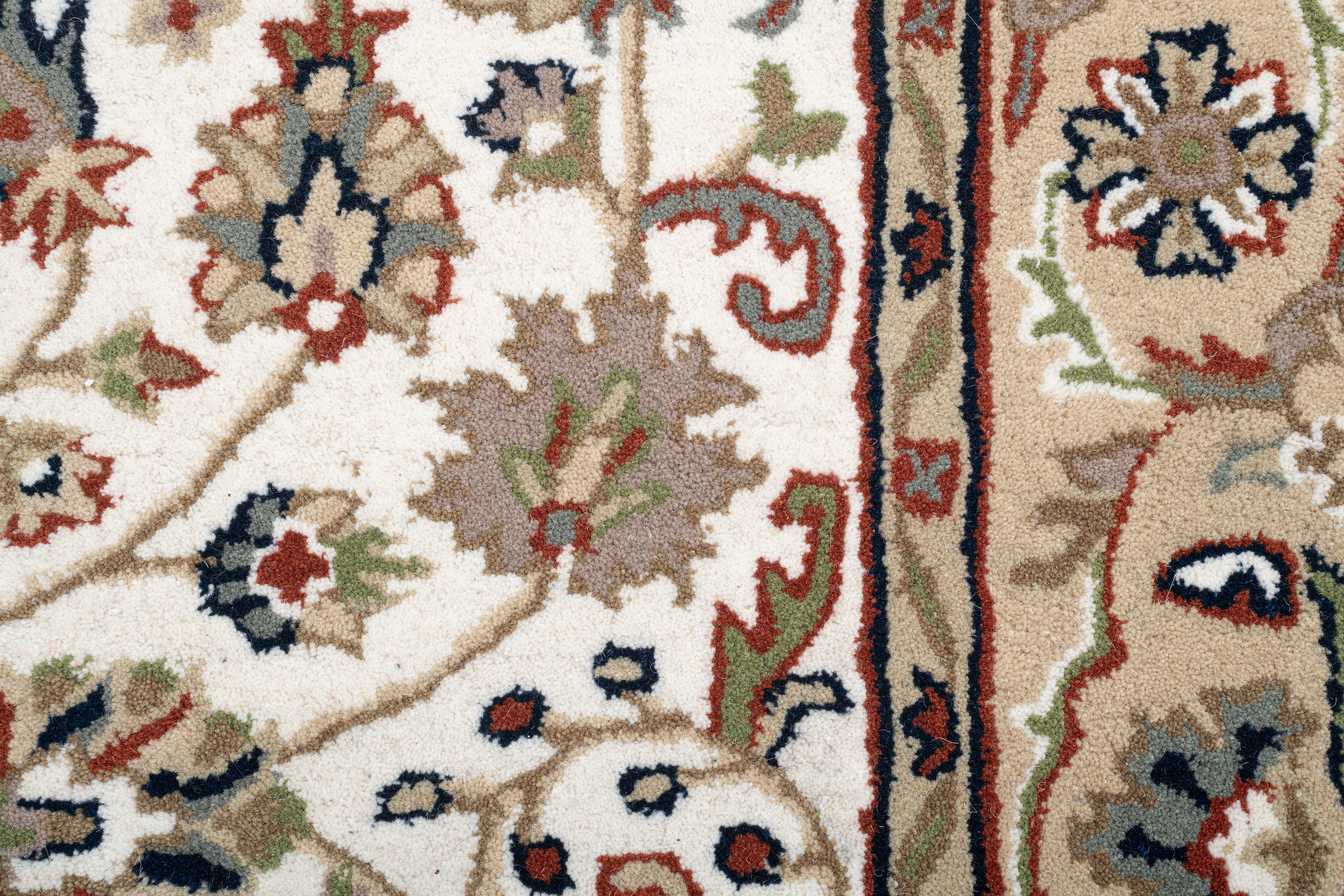 THEKO Wollteppich »Royal Orient Isfahan« rechteckig 14 mm Höhe handgetuftet, Orient-Optik, reine Wolle