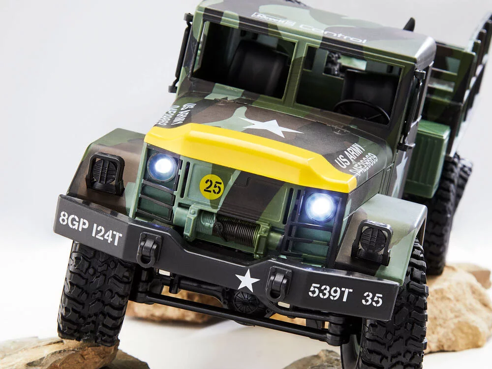 RADIOCOMMANDE CRAWLER US ARMY TRUCK 1\/16EME