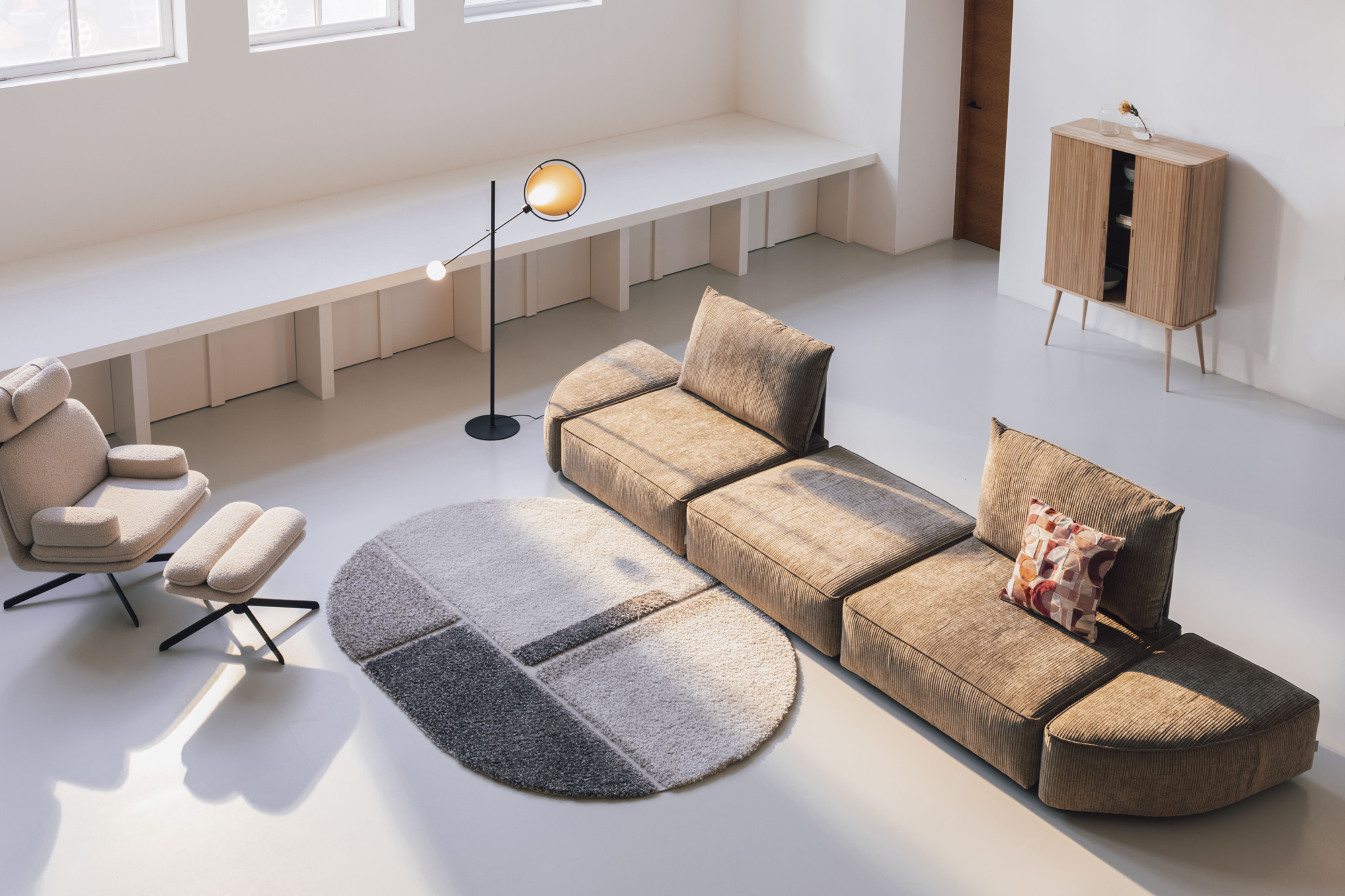 Hocker Hunter Rechts Moss