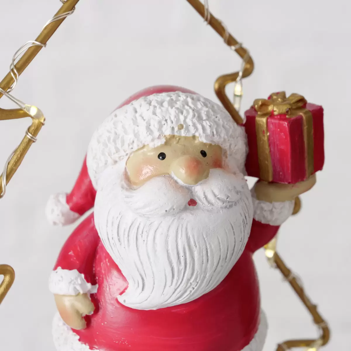 Weihnachtsmann mit LED Clausi Rot