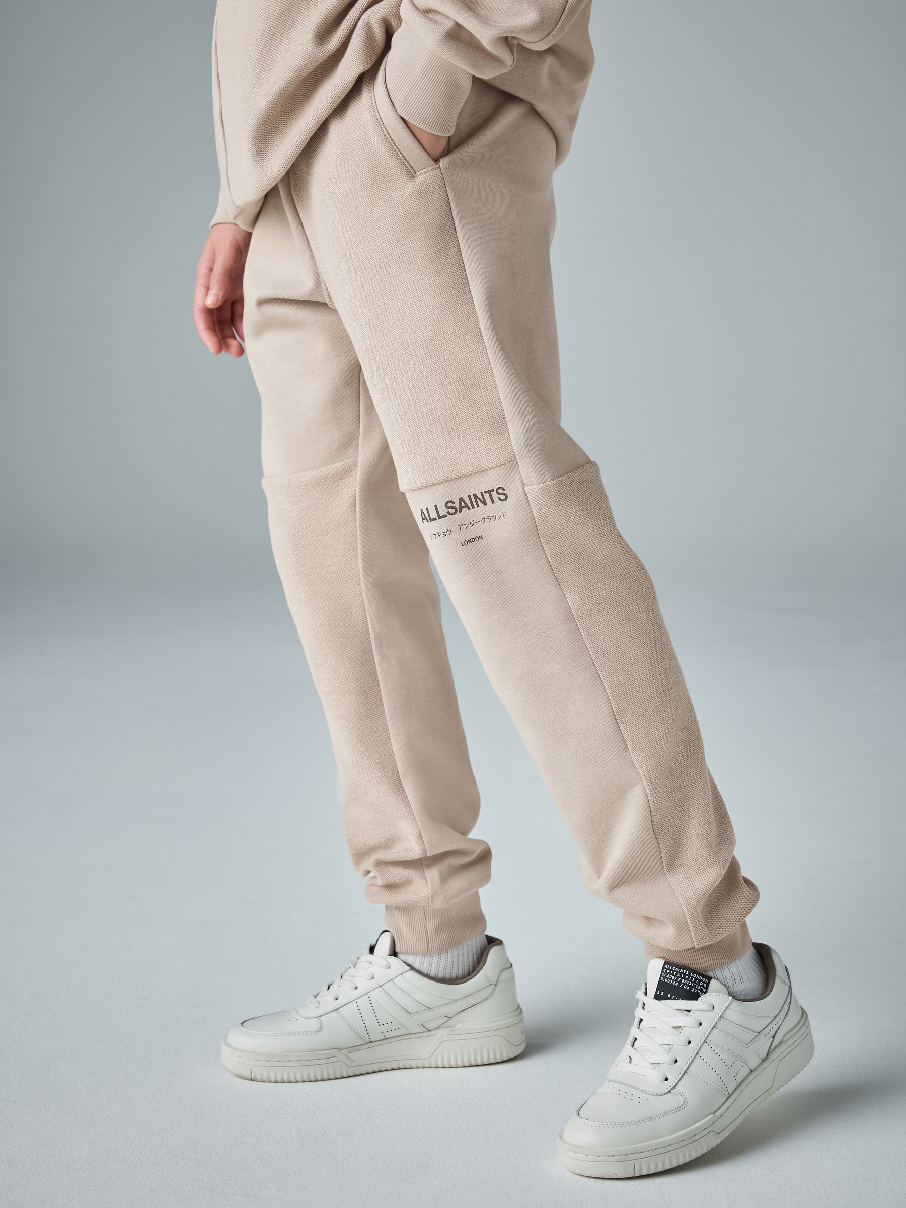 Lichtbruin - smALLSAINTS Underground Oversized Textured Panel Sweatshirt and Joggers Set