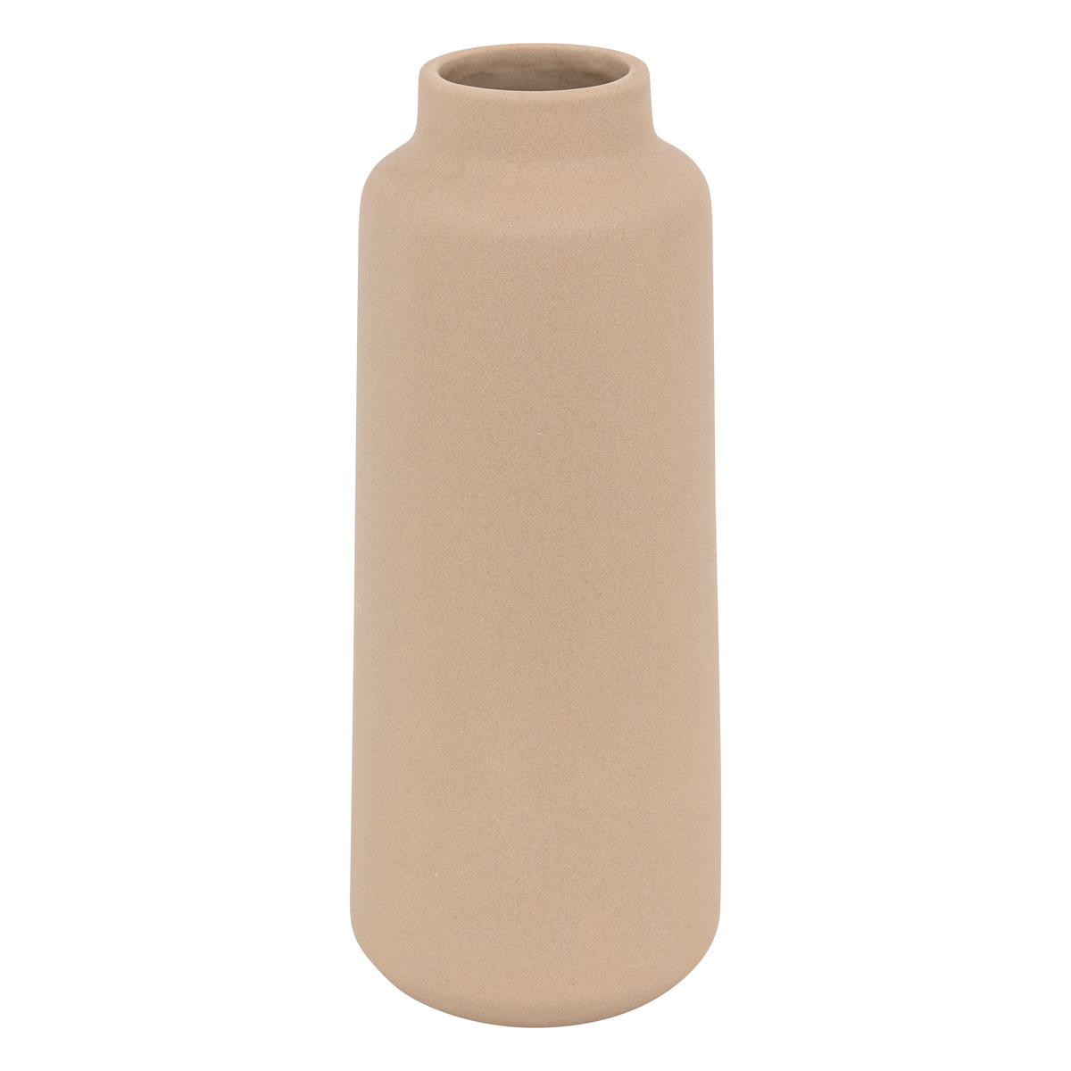 VASE RILY CERAMIQUE NUDE H.30CM