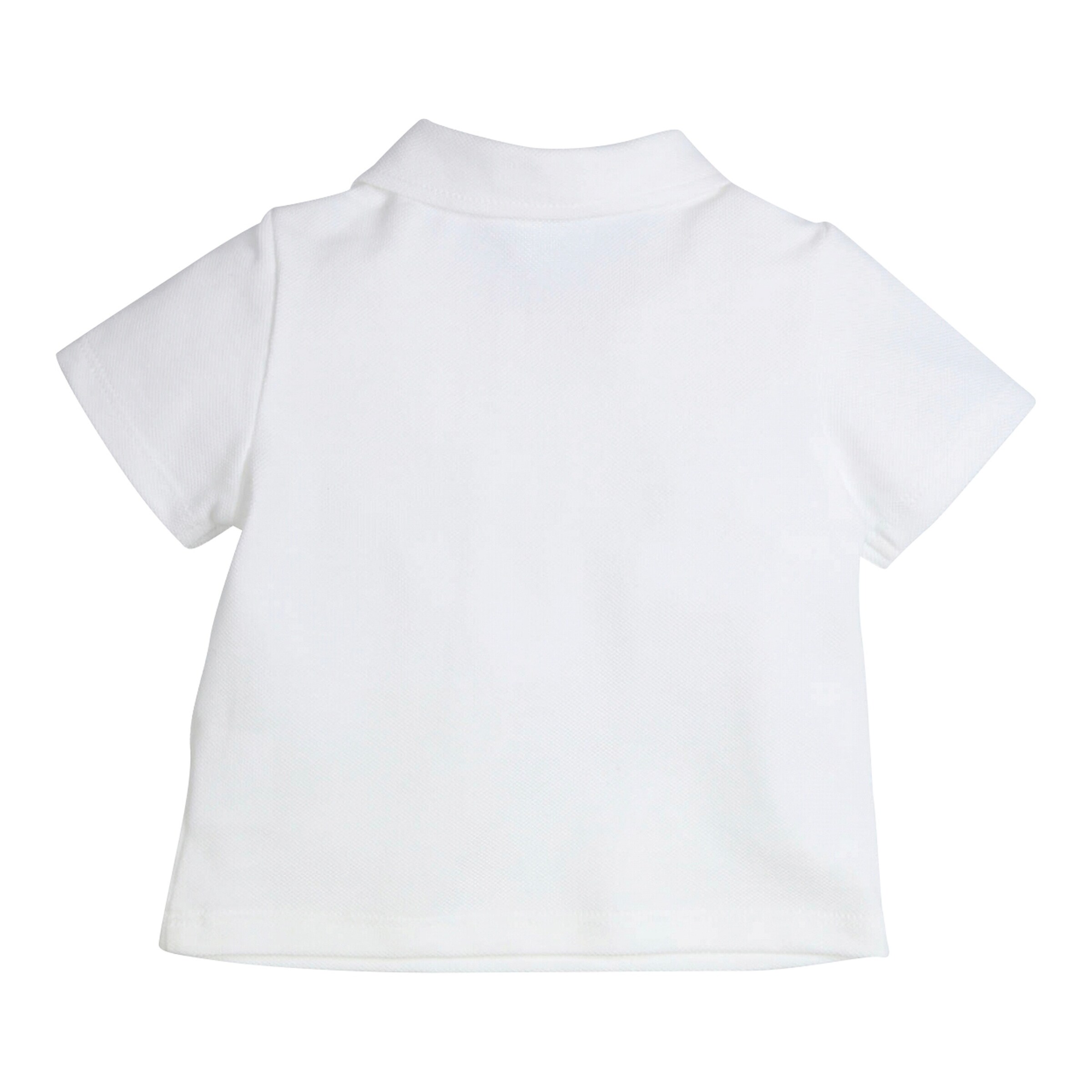 Gymp Polo-T-Shirt mit Tasche Piqué weiß