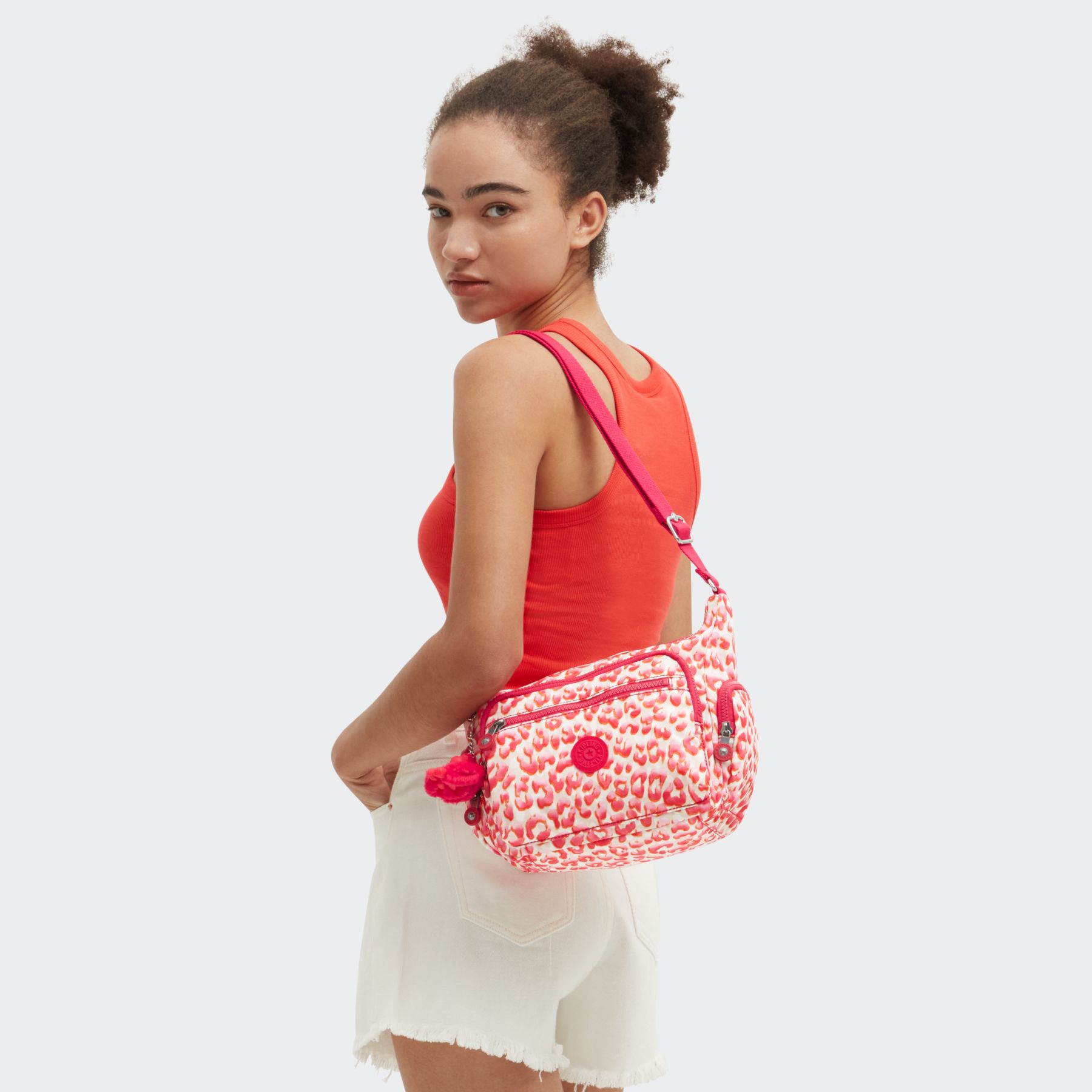 GABBIE S Petit sac bandoulière à compartiments multiples - Latin Cheetah