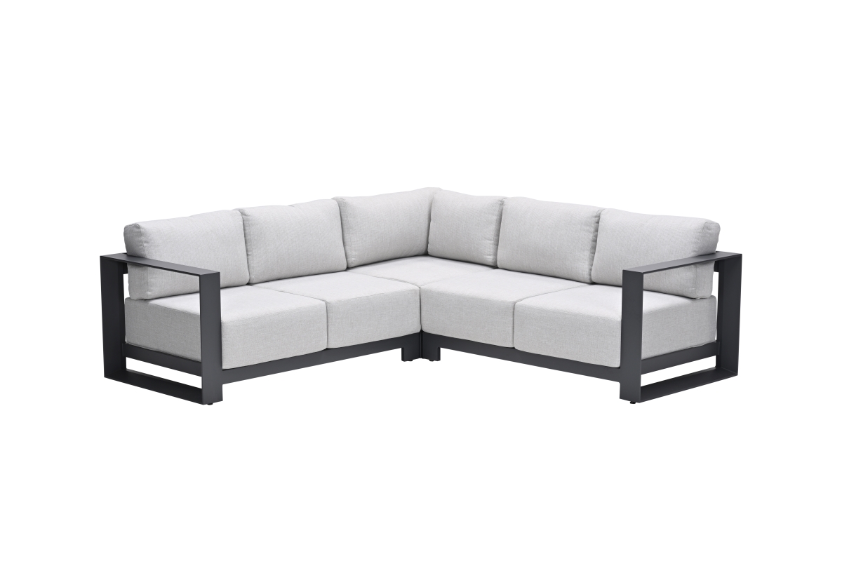 Garden Impressions Levanto 3-delige hoekset - carbon black