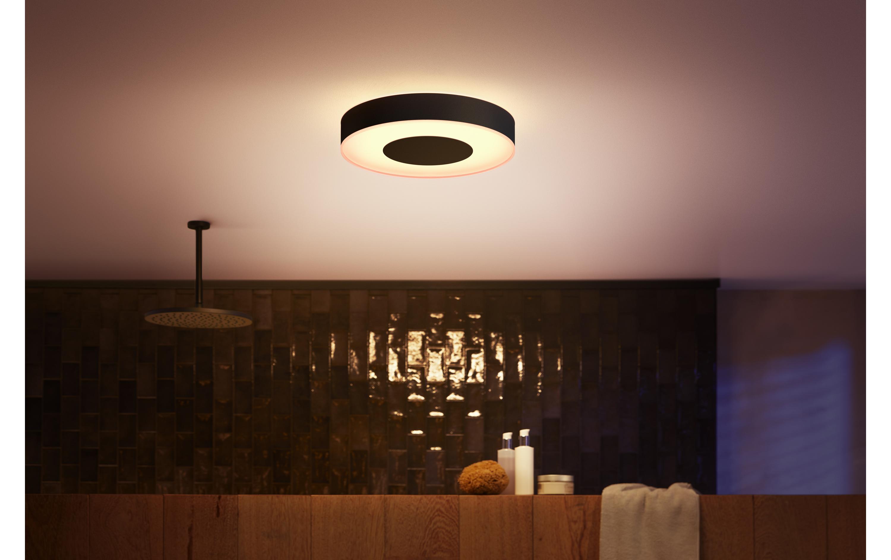 White & Color Ambiance, Xamento M, Schwarz, BT<br>Deckenleuchte für Badezimmer
