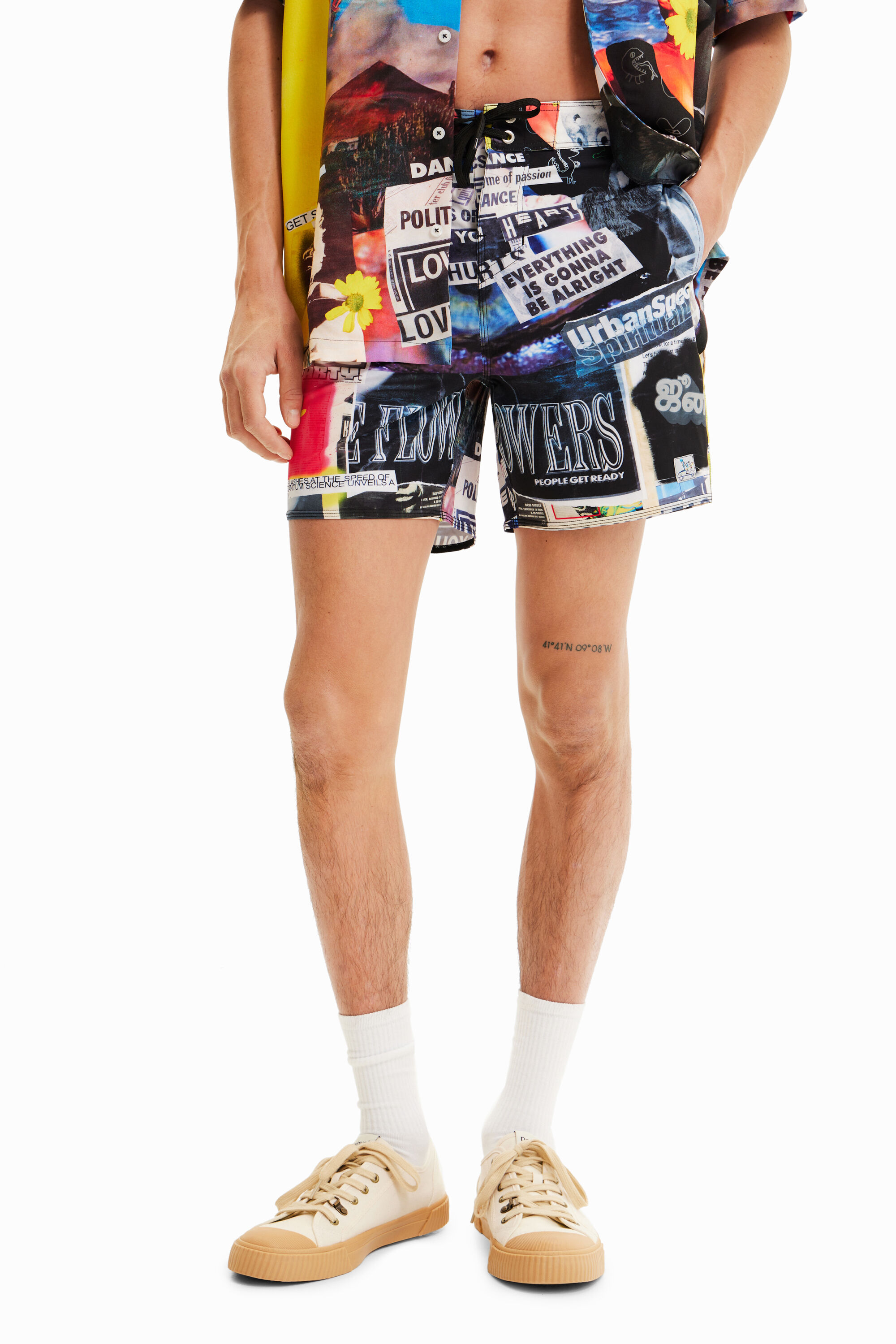 Maillot de bain court journal