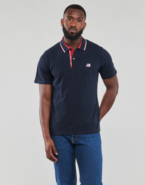 Jack & Jones - JCOLOGAN POLO SS - Marine