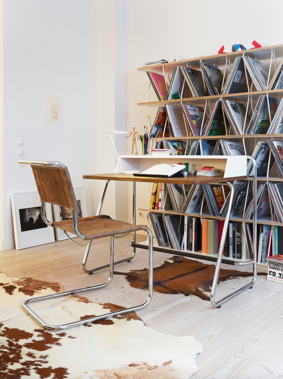 Thonet S1200 bureau beuken zwart gebeitst