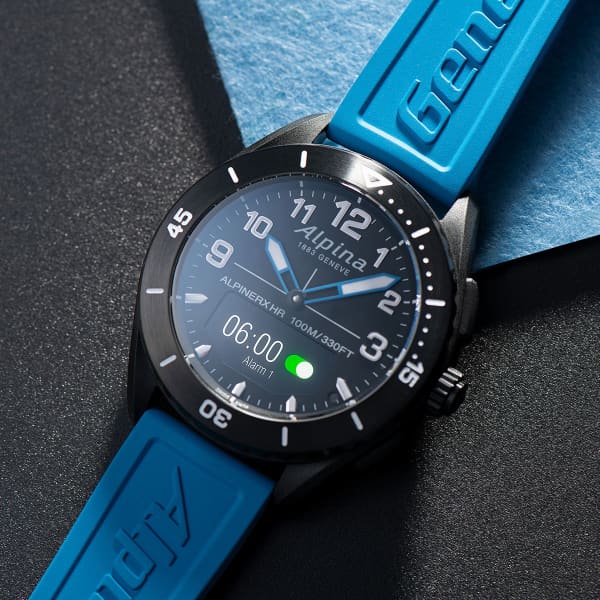 Montre outdoor ALPINA WATCHES ALPINA WATCHES ALPINERX ALIVE NOIR/BLEU 23 NOIR/BLEU