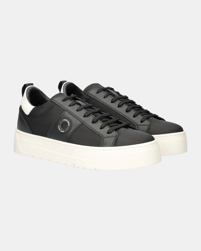 Antony Morato Soft Bold Lage sneakers  - zwart