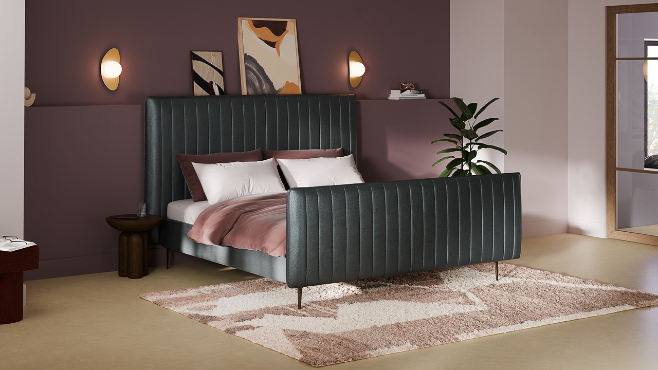 Bed Ruby - Velvet glow grey blue