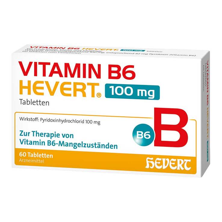 Vitamin B6 Hevert 100 mg Tabletten, 60 St