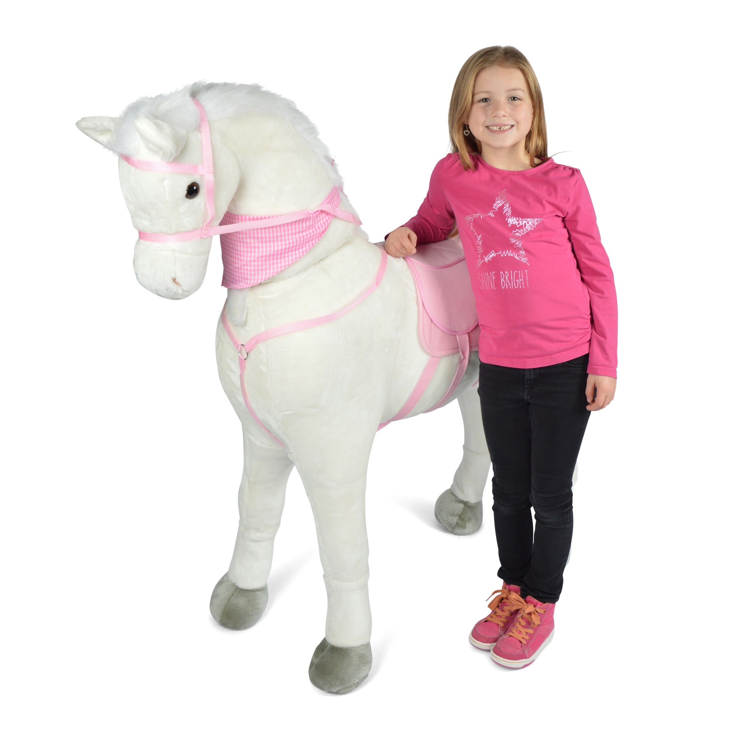Pink Papaya XXL Stehpferd für Kinder Luna 125 cm
