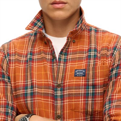 Chemise à manches longues homme Cotton Lumberja SUPERDRY