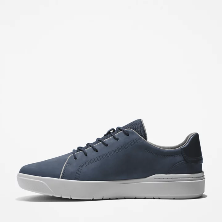 Basket en cuir Seneca Bay pour homme en bleu marine