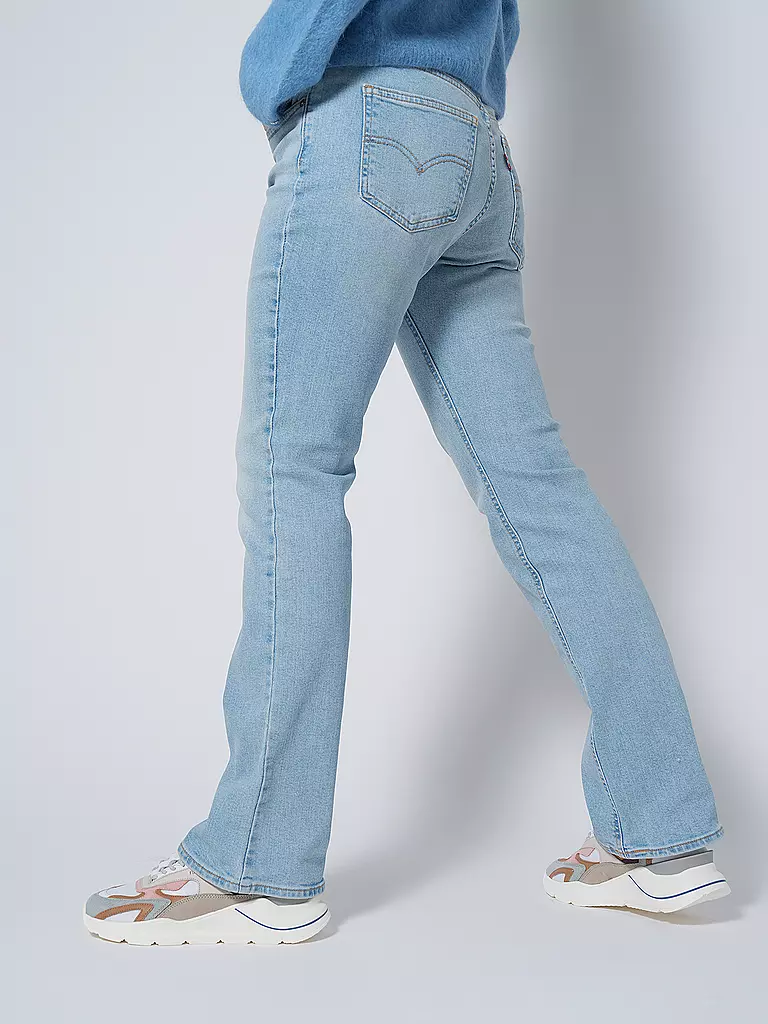 LEVI'S® Jeans Bootcut Fit SUPERLOW hellblau