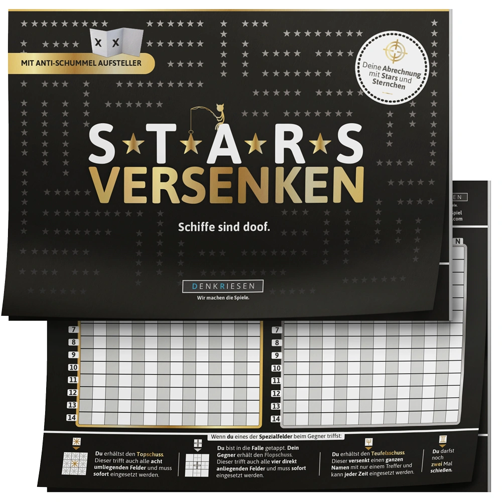 Freunde versenken & Co - Denkriesen - Stars versenken (Spiel)
