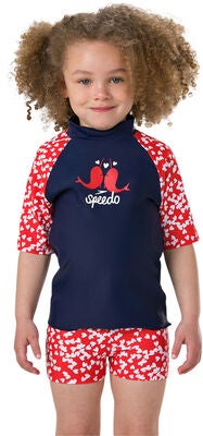 Speedo Spashmaster UV-Sett, Navy/Red