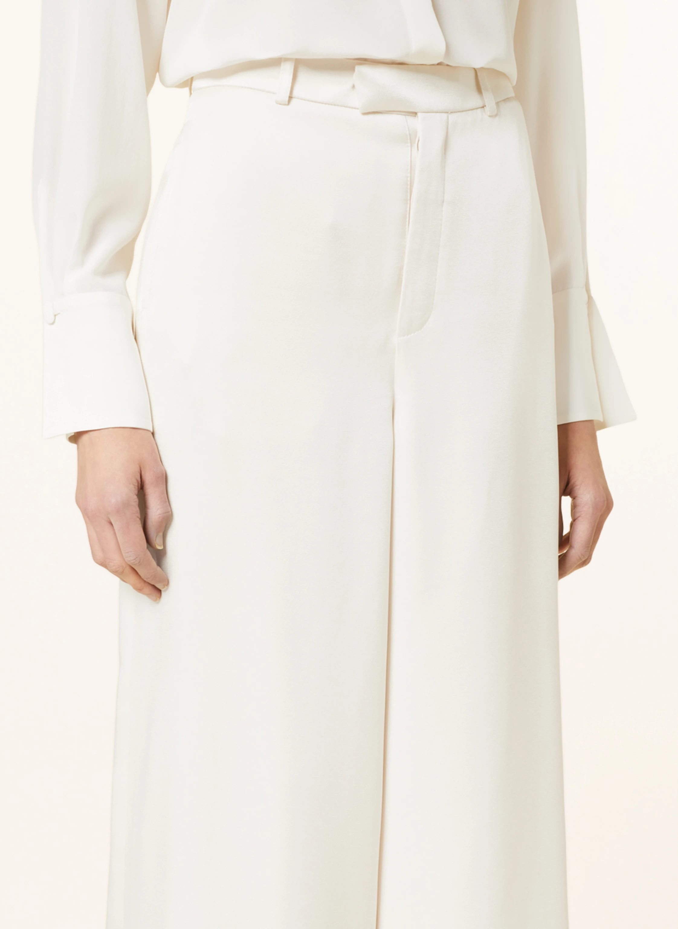 SAINT LAURENT Marlenehose aus Satin