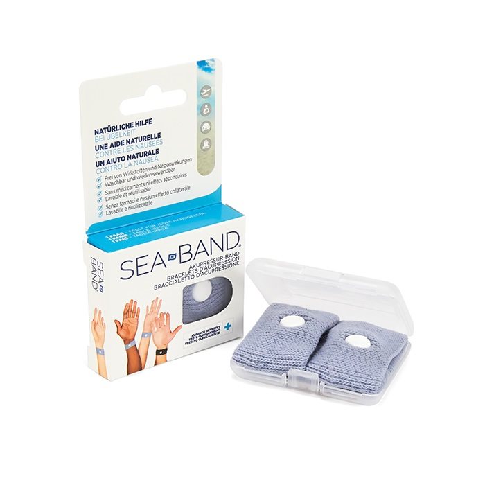 SEA-BAND Akupressurband<br>1 Paar, Erwachsen grau