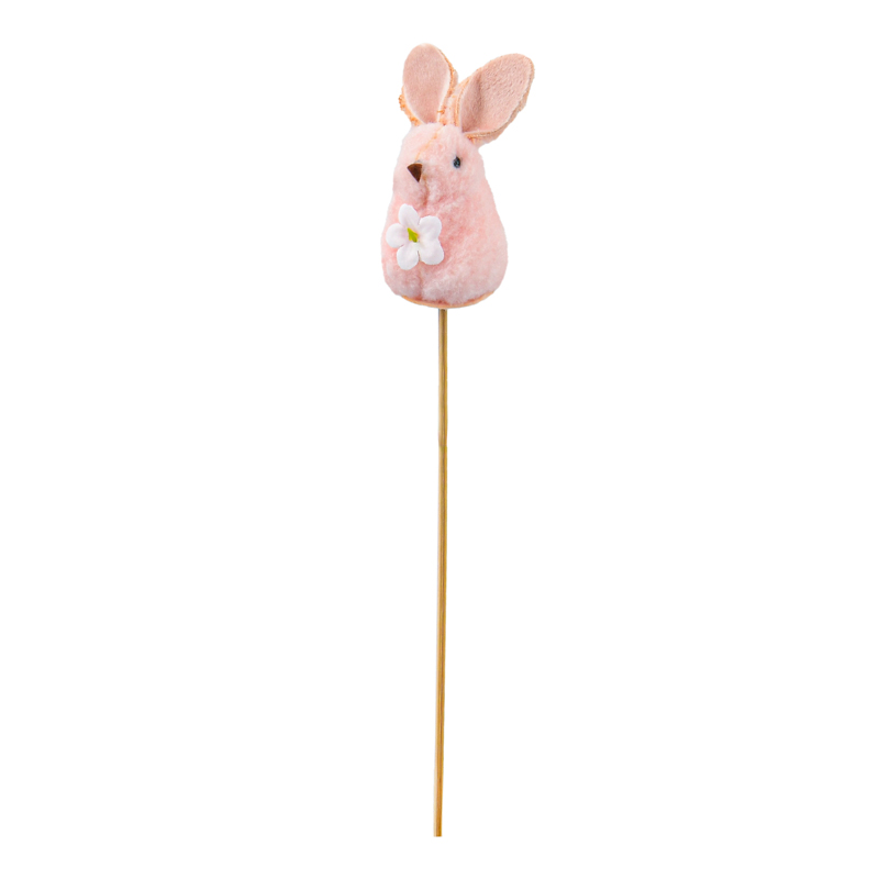 Pique lapinou avec fleur à planter