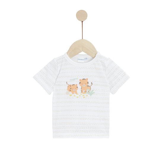 Travel With Love T-shirt manches courtes   Blanc        de               P'tit bisou